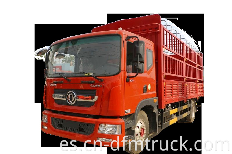 Dongfeng Dollicar D9 160 HP 4X2 red cargo truck